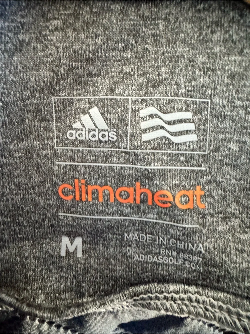 Adidas Golf Climaheat Quilted Vest Men’s M Gray/Blue